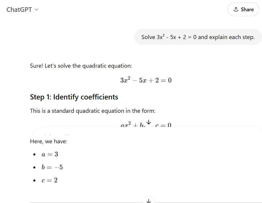 ChatGPT for STEM Students