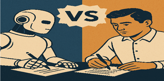 ai vs human writers for content creation