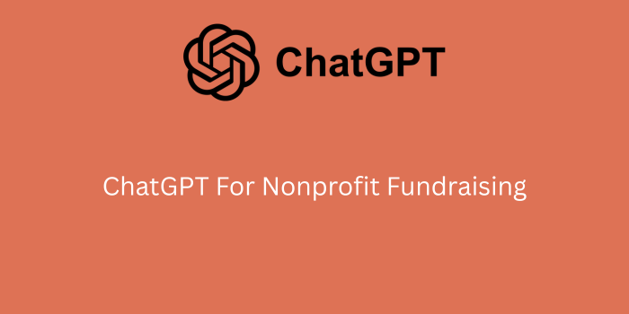 chatgpt for nonprofit fundraising