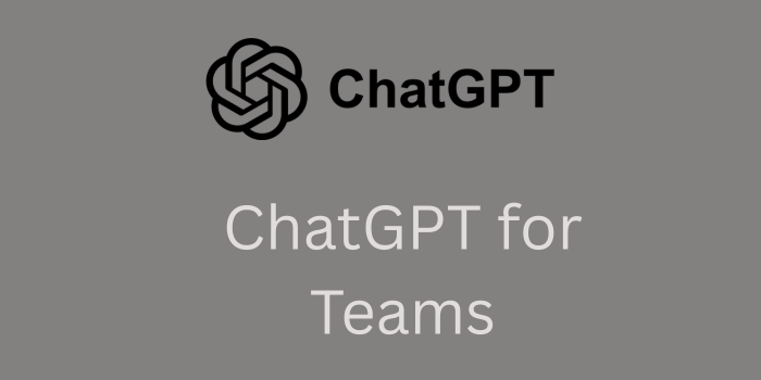 chatgpt for teams